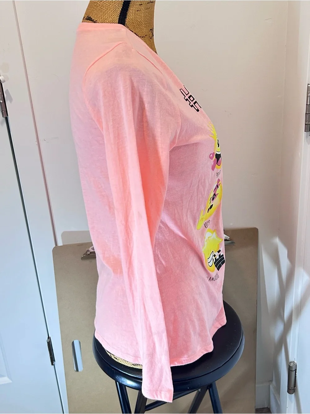 The Children's Place Pink #OOTD Emoji Long Sleeve Tee